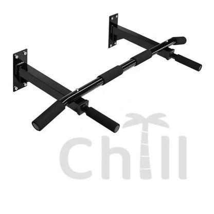 🏋️‍♂️ Heavy-Duty Wall Mounted Pull-Up Bar 💪 | 🔥 4 Grip Steel Design | 🏠 Home Workout